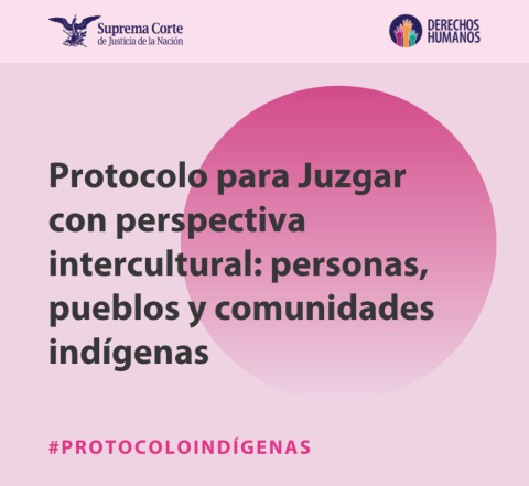 Tatiana Alfonso participó en la presentación del Protocolo para Juzgar con perspectiva intercultural: personas, pueblos y comunidades indígenas. 