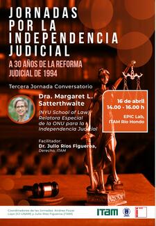 Jornadas por la Independencia Judicial. A 30 años de la Reforma de 1994. Tercera Jornada por la Independencia Judicial