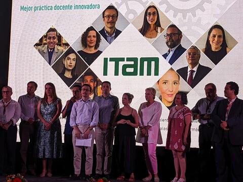 El ITAM recibió dos premios ENGRANE del Centro de Estudios sobre la Enseñanza y el Aprendizaje del Derecho