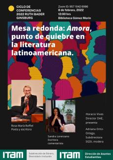 Mesa Redonda: Amora, punto de quiebre en la literatura Latinoamericana